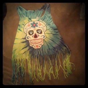 A tie dye top